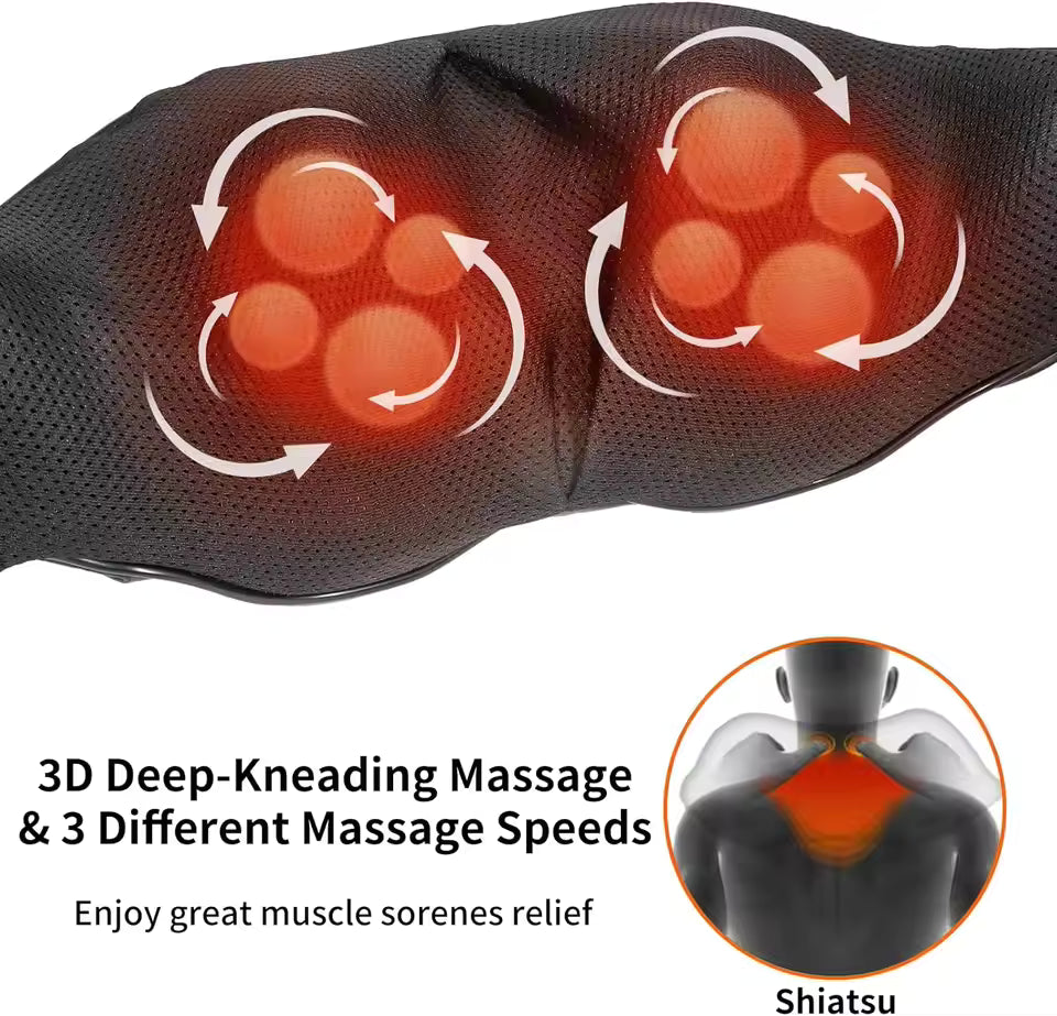 Electric Shiatsu Neck & Shoulder Massager